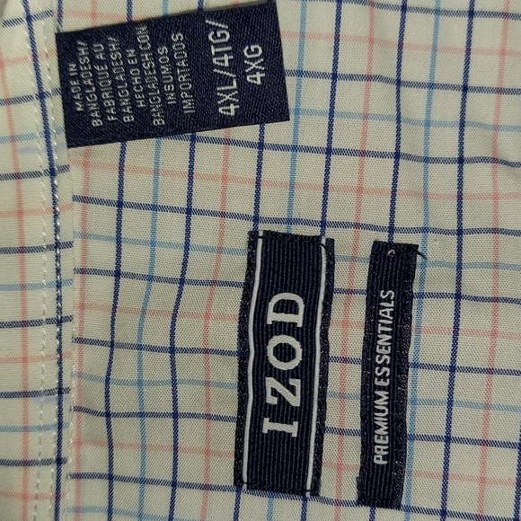 IZOD 4XL Button Down Dress Shirt - Picture 5 of 5